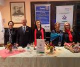 Mesa principal: GA Luciana Duarte, Governador Nelson Harm, Presidente Mauren, Esposa do Governador Delia e Governadora Dóris Vaz.