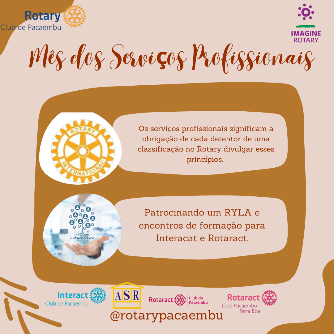 MÊS DOS SERVIÇOS PROFISSIONAIS 