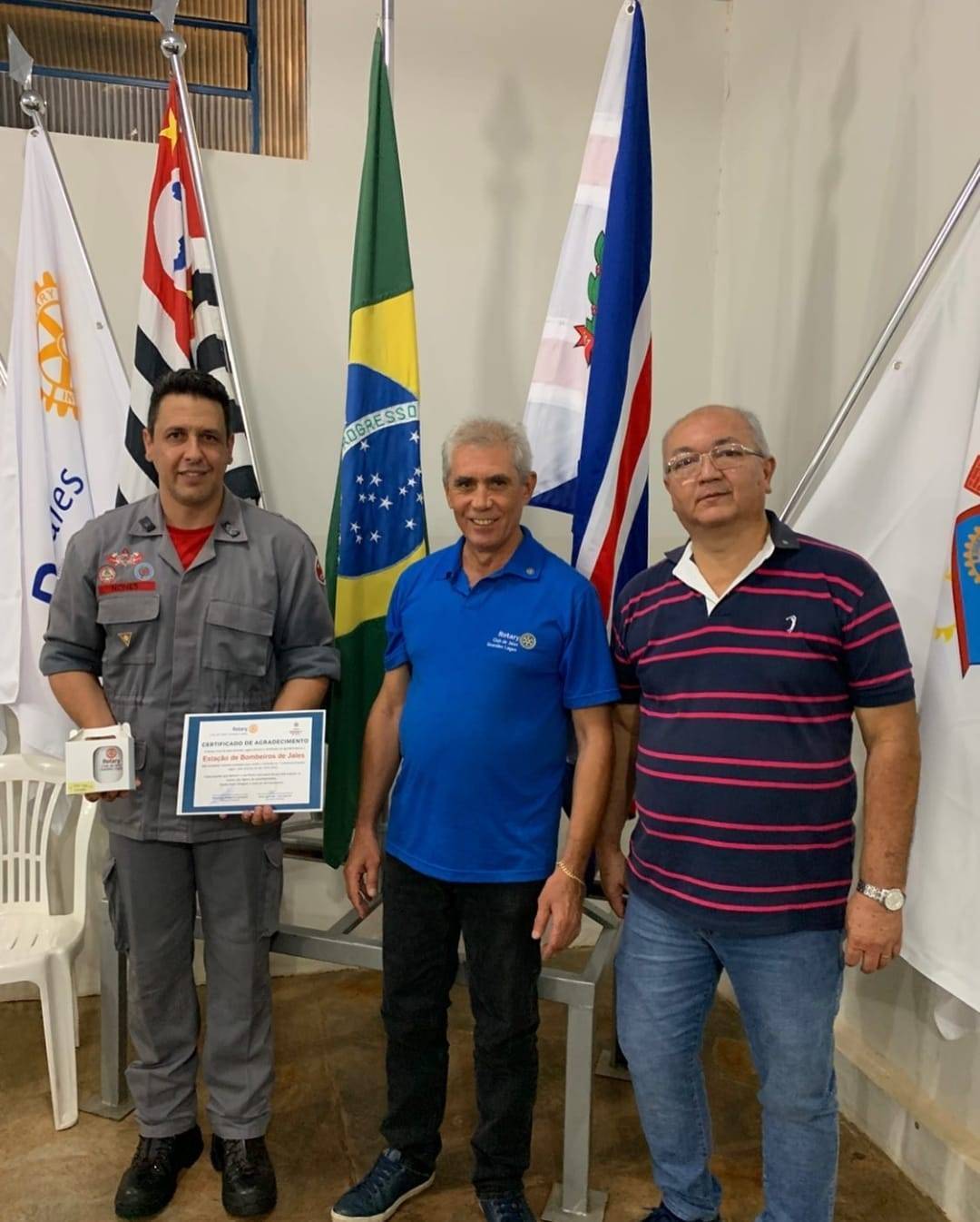 Rotary Club de Jales Grandes Lagos - Visita do 1° Sargento da Polícia Militar do Estado de São Paulo, Robson de Jesus Nones