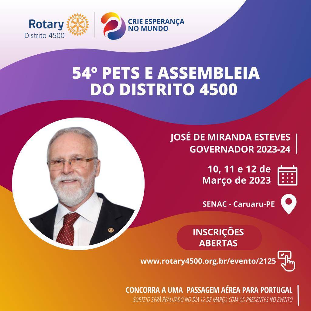 Assembleia Distrital e PETs 2023-24