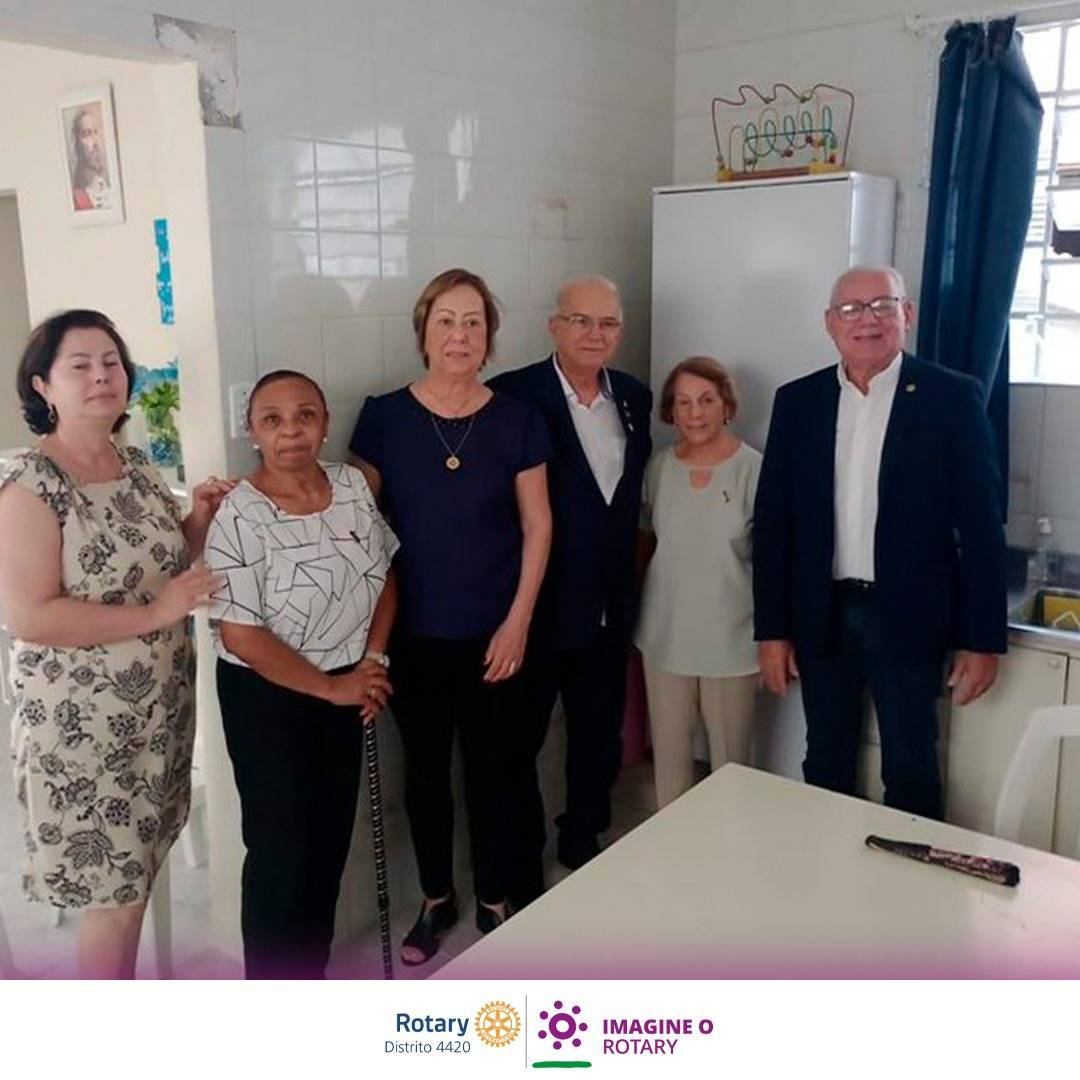 Casal Governador visita Rotary Club Santos Noroeste