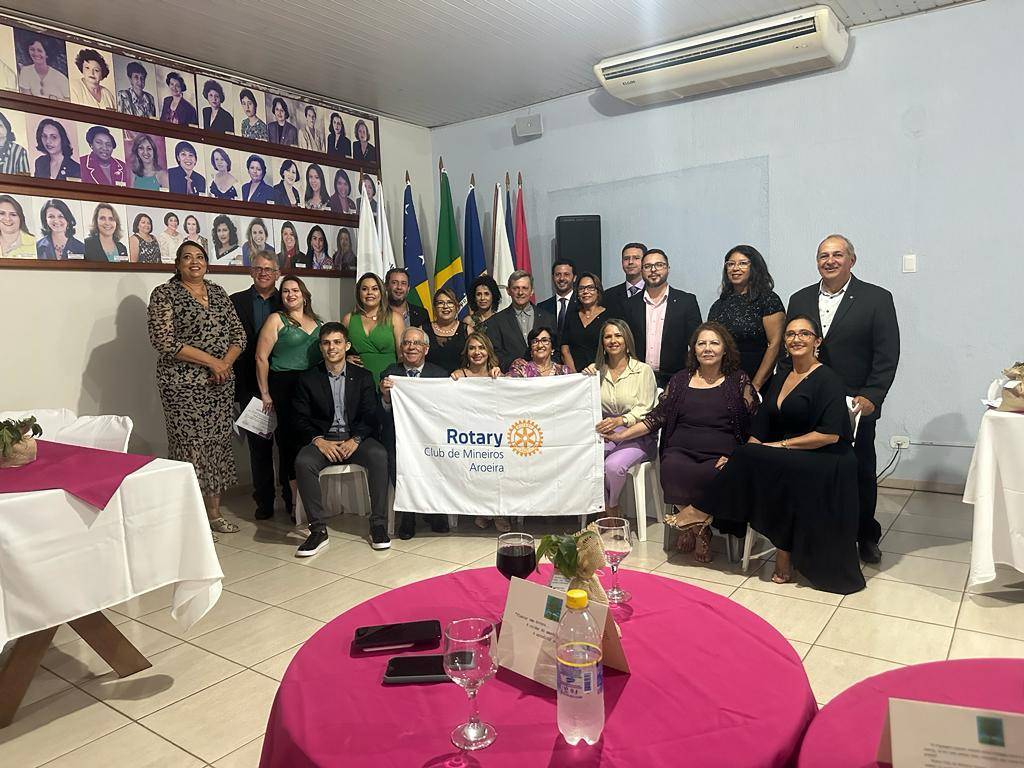 Instalado no Distrito 4770 o Rotary Club de Mineiros Aroeira
