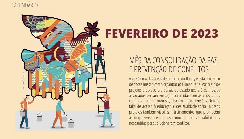 Fevereiro - mês da consolidação da paz e prevenção