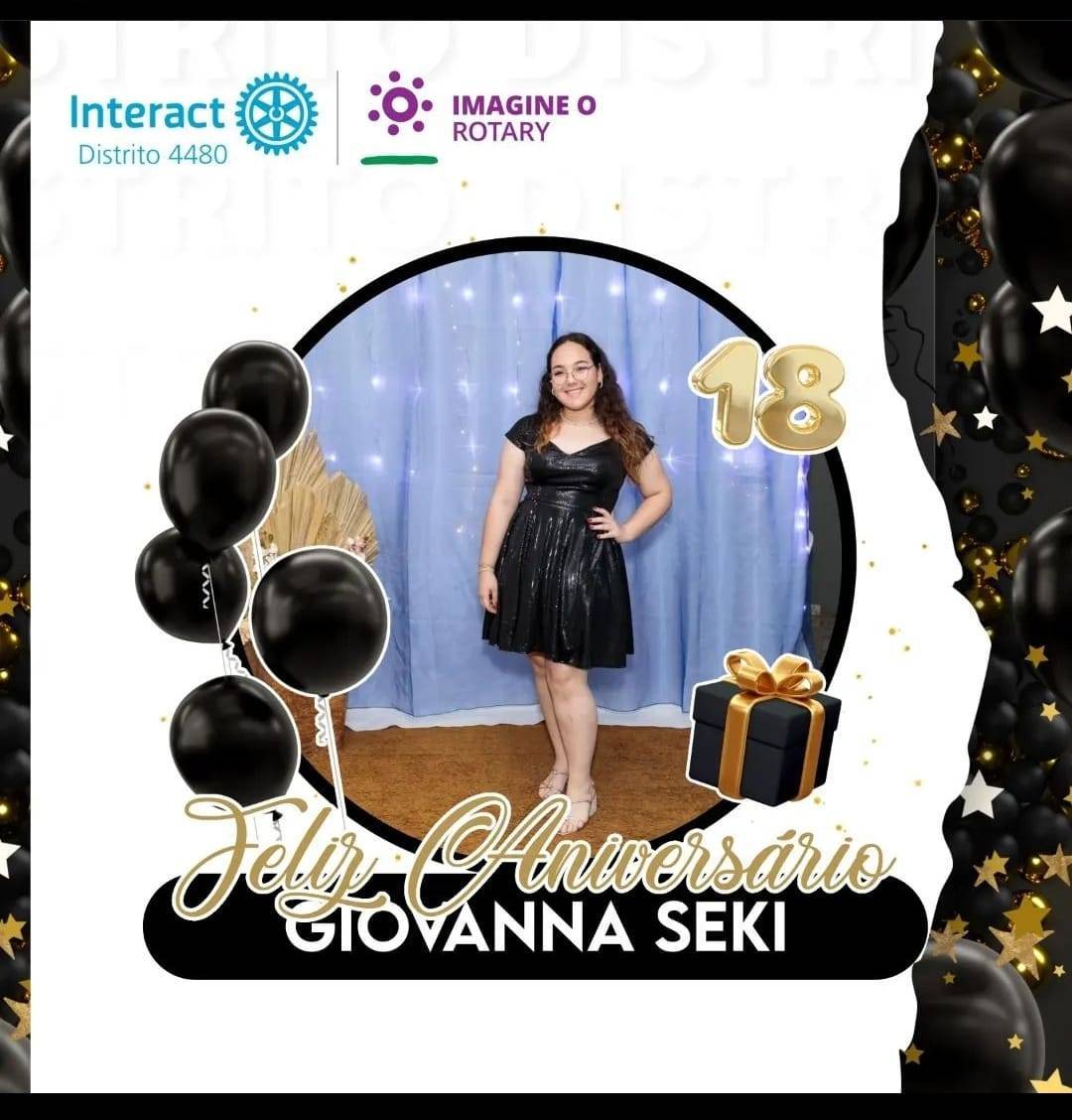 Aniversário de Giovanna Seki - Interact Distrito 4480