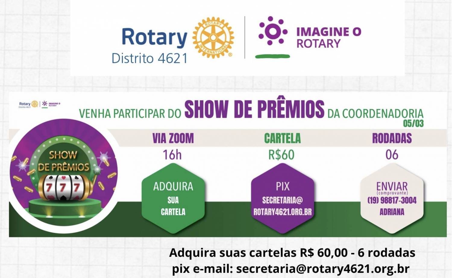 Show de prêmios!