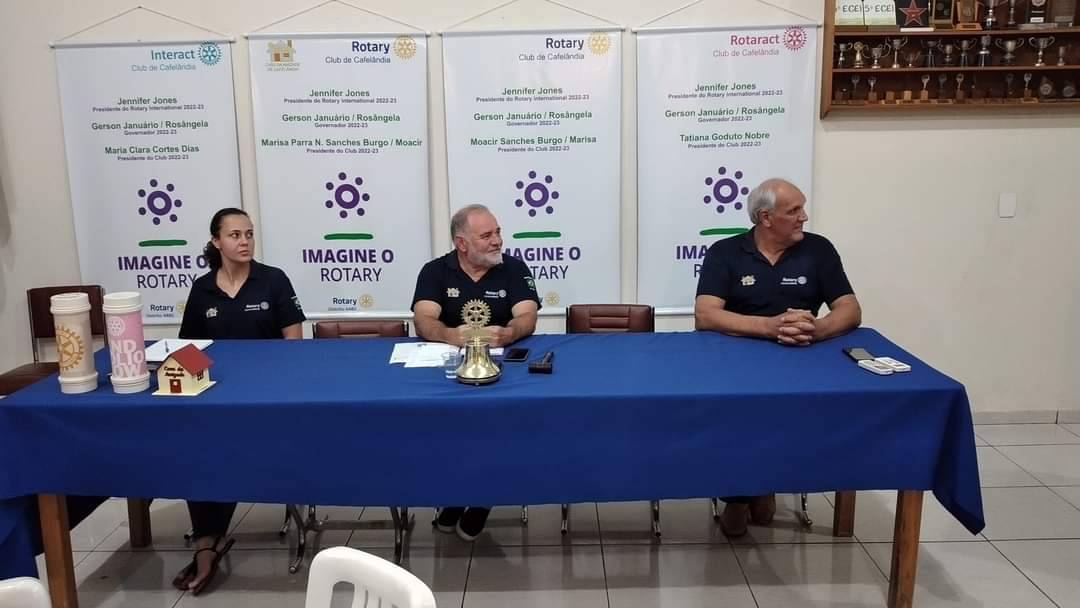 Na noite de hoje (08/02) aconteceu mais uma reunião do Rotary Club de Cafelândia.