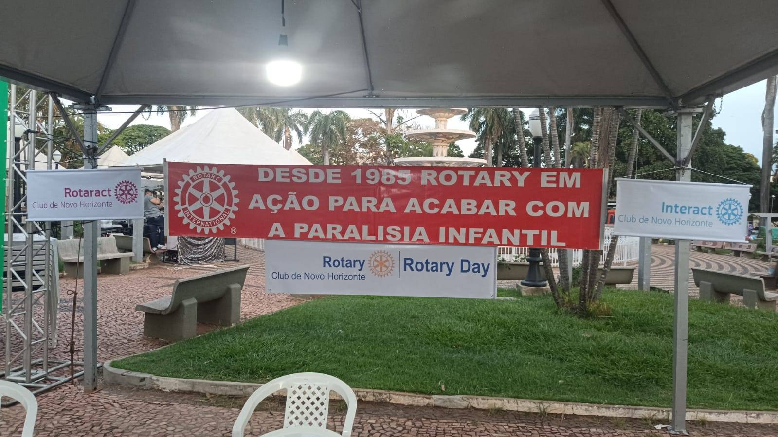 Rotary Club de Novo Horizonte:  Nos dias 10, 11 e 12 de fevereiro, o Rotary Club de Novo Horizonte, junto ao seu Rotaract, Interact e Rotary Kids estará realizando o Rotary Day, comemorando os 118 anos de Rotary Internacional e o centenário no Brasil.