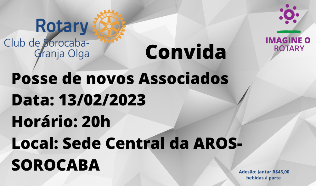 POSSE DE NOVOS ASSOCIADOS