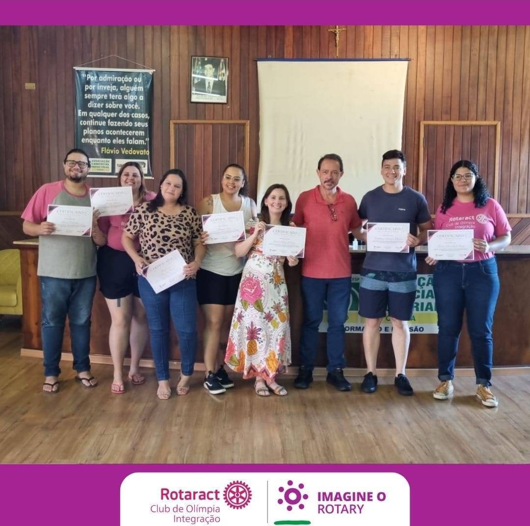 Rotaract Club de Olímpia Integração:  No dia 12/02 tivemos a nossa 13ª Reunião da gestão 2022/23.