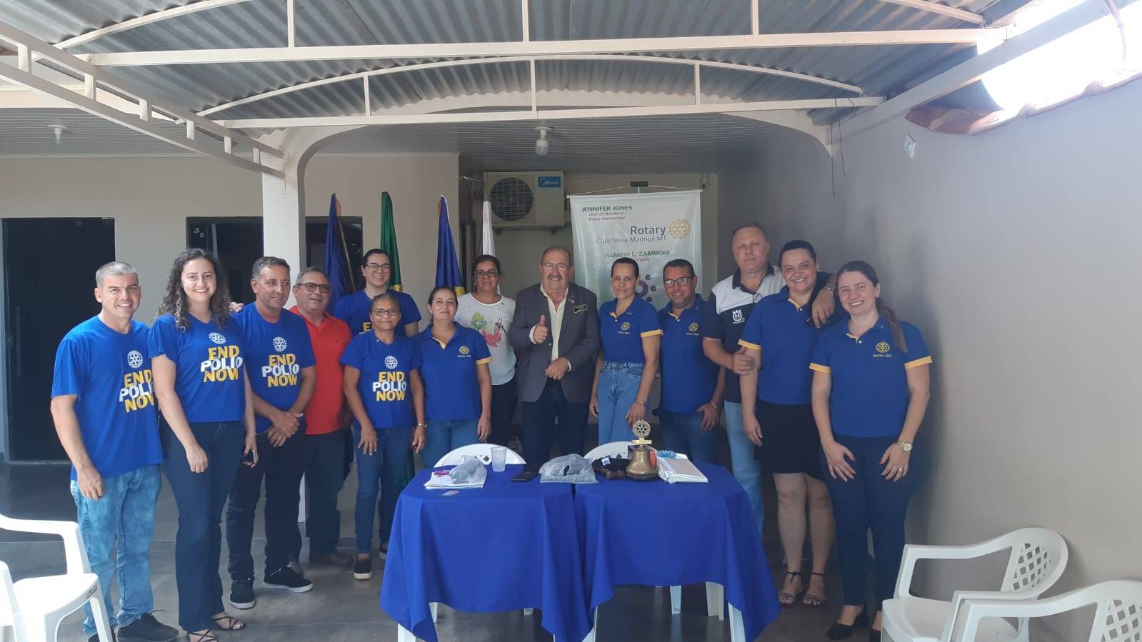 Governador Felício José visita Rotary Club Ponte Preta Nova Maringá