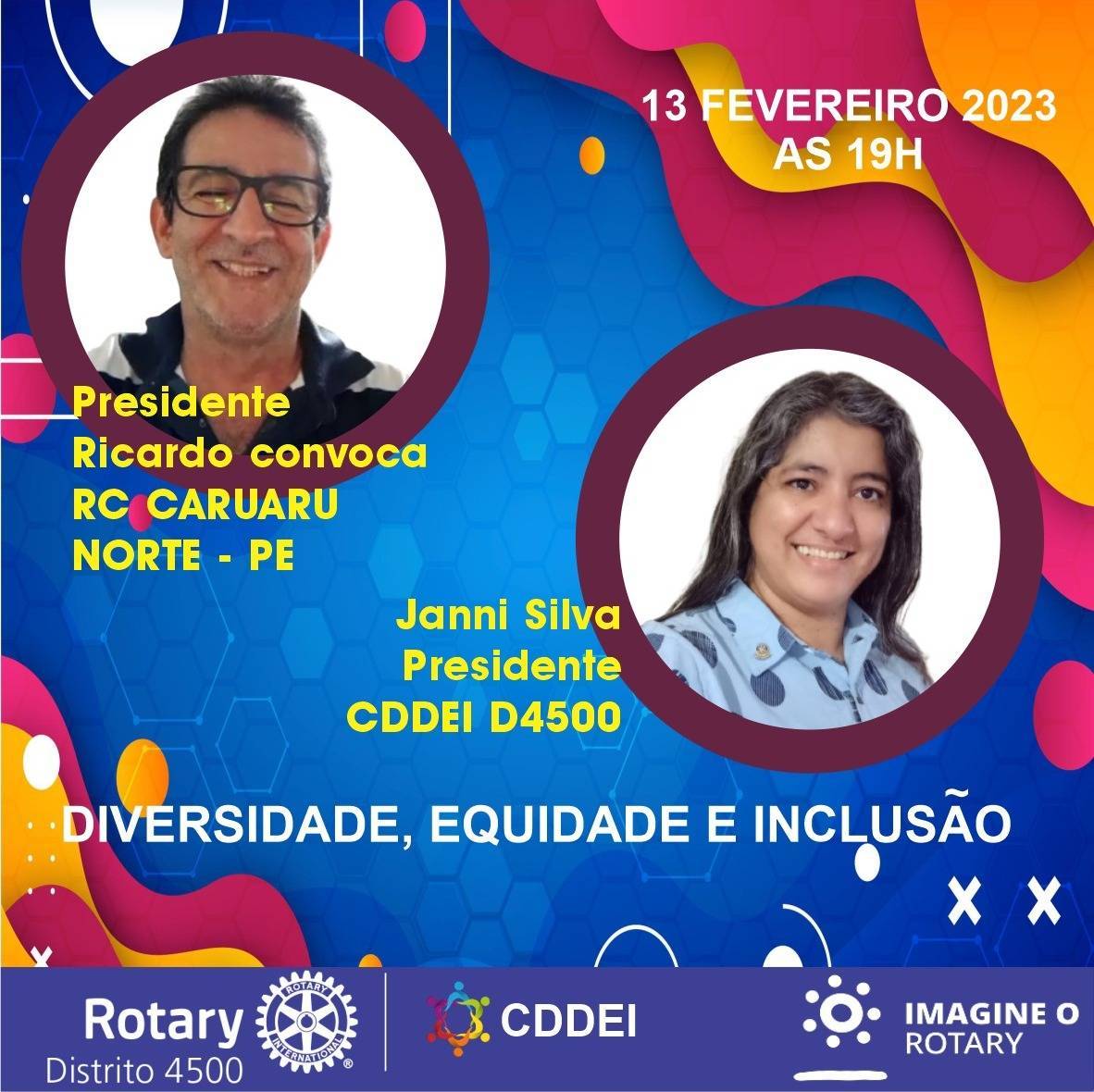 PALESTRA SOBRE DIVERSIDADE, EQUIDADE E INCLUSÃO NO RC CARUARU NORTE