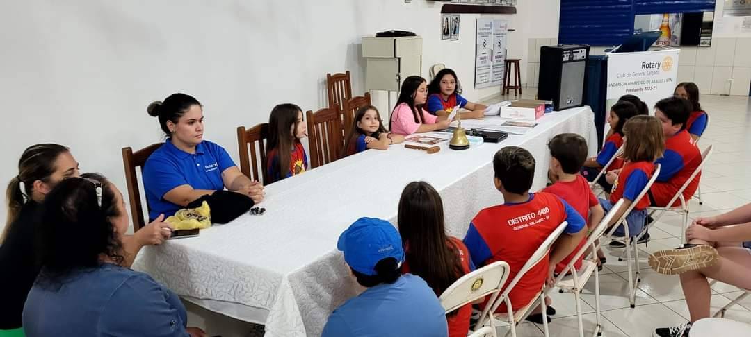 Nesta quarta-feira dia 15 aconteceu a Décima Segunda Reunião do Rotary Kids de General Salgado