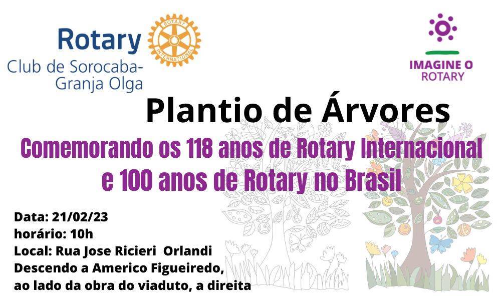 118 Anos de Rotary Internacional e 110 Anos de Rotary no Brasil