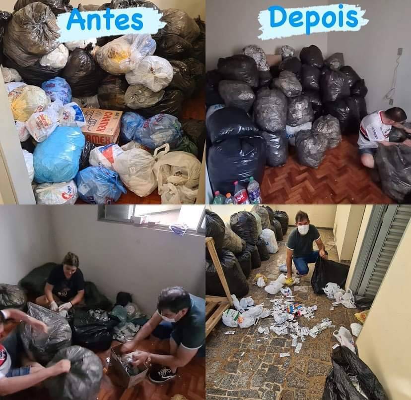 Associados do Rotary Club de Bariri - 16 de Junho reuniram-se hoje para concluir mais uma etapa do projeto de arrecadação dos blisters