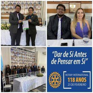 23 de Fevereiro, o Rotary International, comemora 118 anos e o Rotary Club de Santa Fé do Sul 58 anos