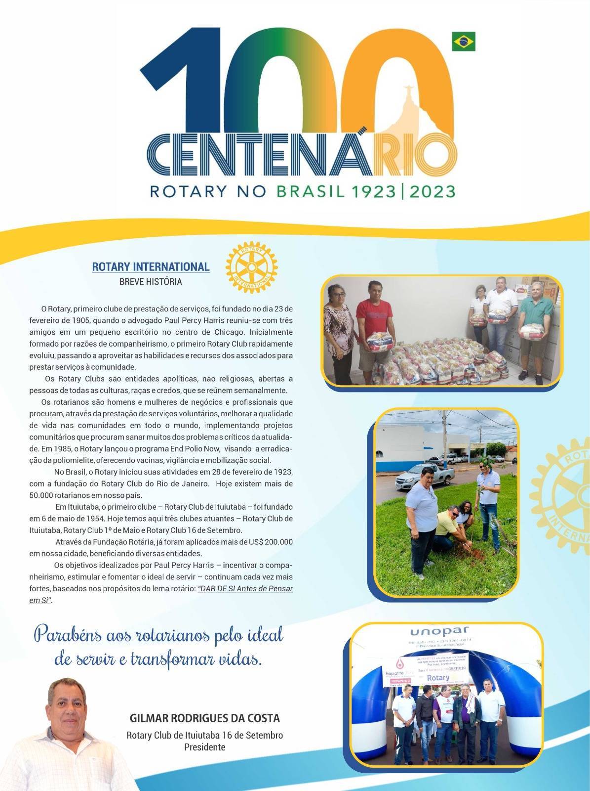 Centenário do Rotary no Brasil