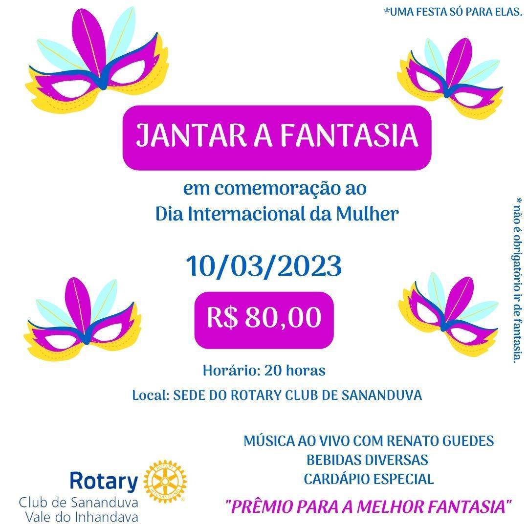 UM FESTA SÓ PARA ELAS. EM COMEMORAÇÃO AO DIA INTERNACIONAL DA MULHER.