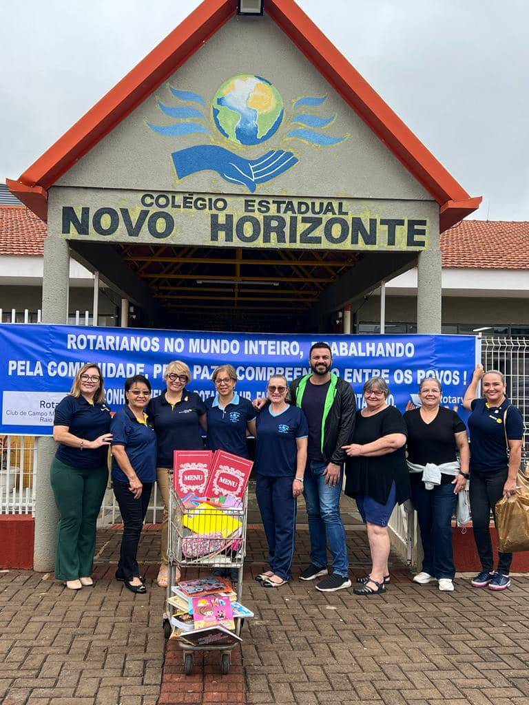 DOAÇÃO DE LIVROS PARA ESCOLAS NO BAIRRO ATENDIDAS PELO NRDC-JARDIM BATEL
