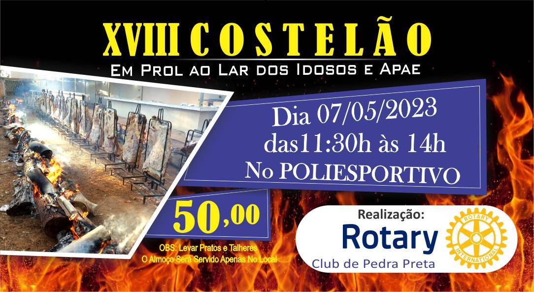 18° COSTELÃO DO ROTARY DE PEDRA PRETA