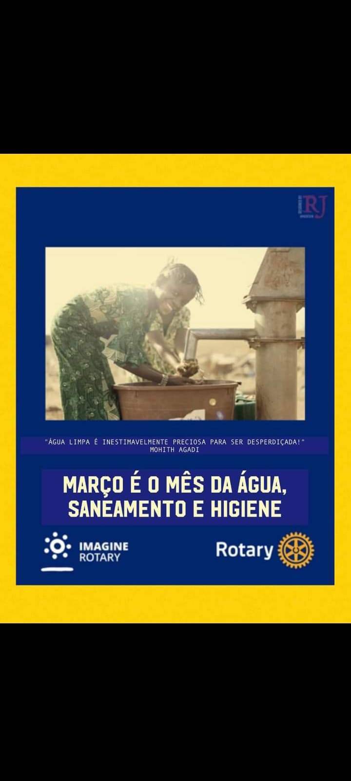 Março é o Mês da Água, Saneamento e Higiene