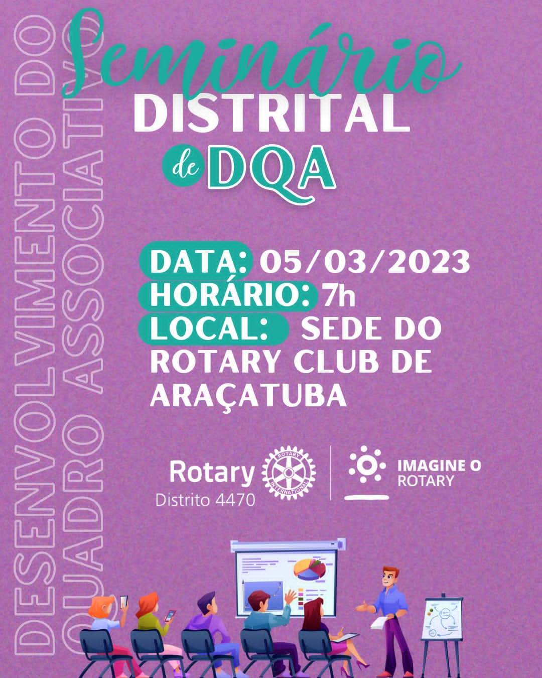 SEMINÁRIO DISTRITAL DO QUADRO ASSOCIATIVO