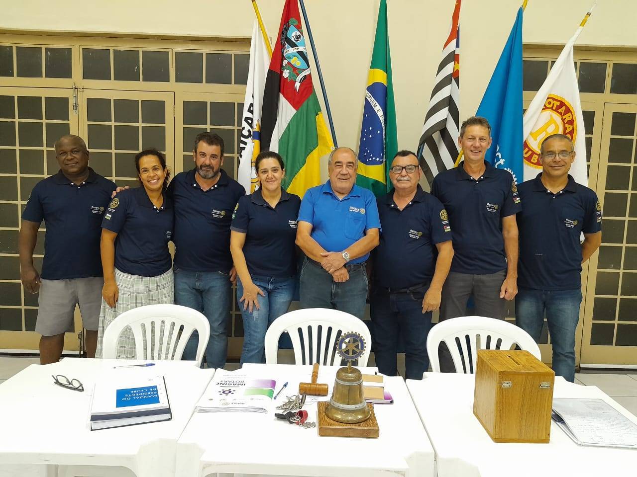 Na noite de 3 de março, o Rotary Club de Guaiçara recebeu a visita do Gov. Assistente Anízio.