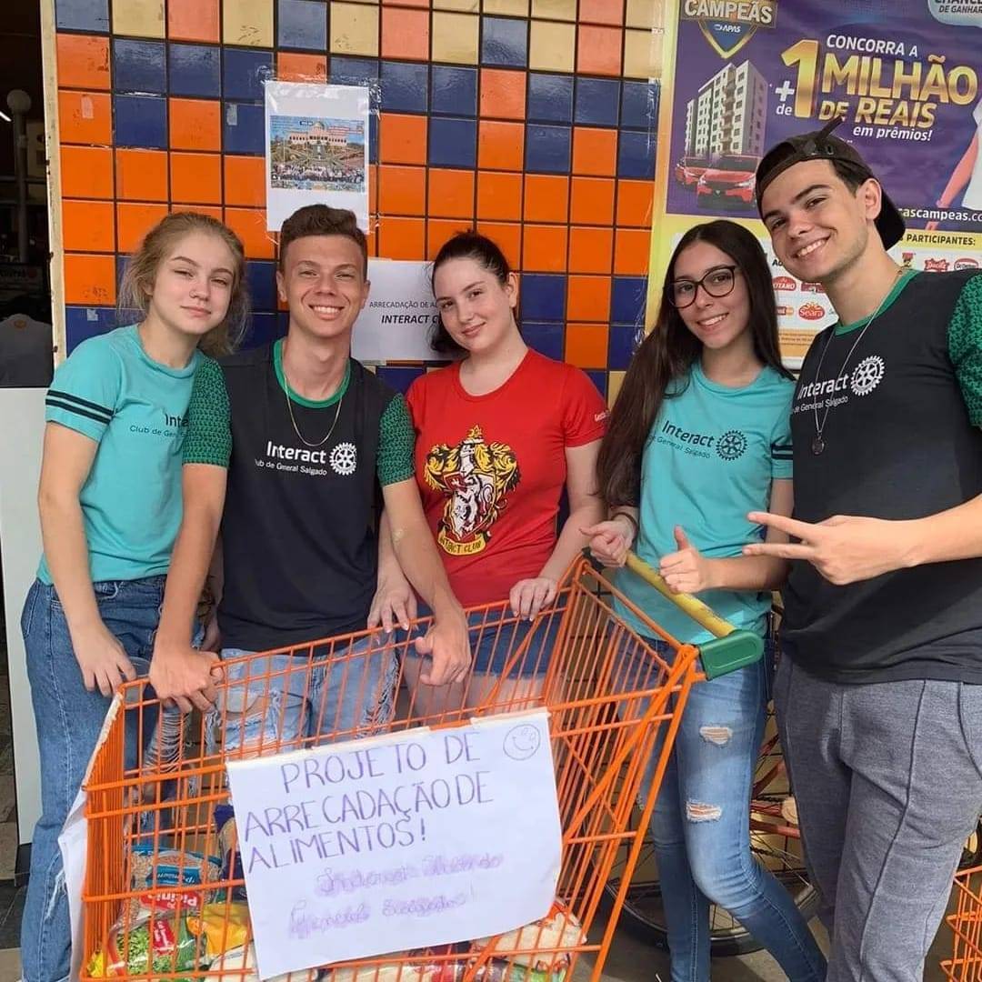 O Interact Club de General Salgado na manhã deste sábado dia 04 realizou um grande Projeto Humanitário de arrecadação de Alimentos em Prol a Santa Casa de Misericórdia do Município