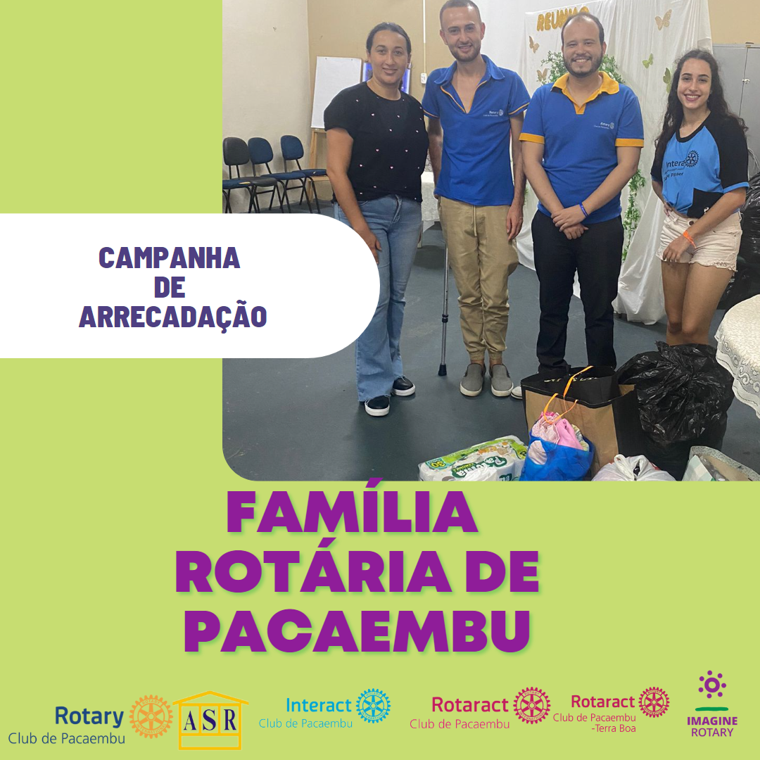 CAMPANHA DE ARRECADAÇÃO