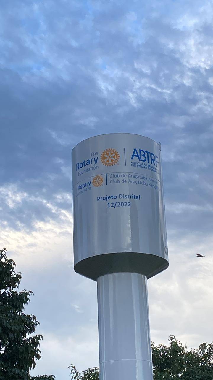 Rotary Clubs de Araçatuba Alvorada e Bandeirantes, entregam o poço semi artesiano com Subsidio Distrital 04/03/2023
