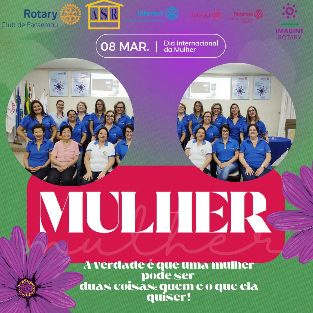 DIA INTERNACIONAL DA MULHER 