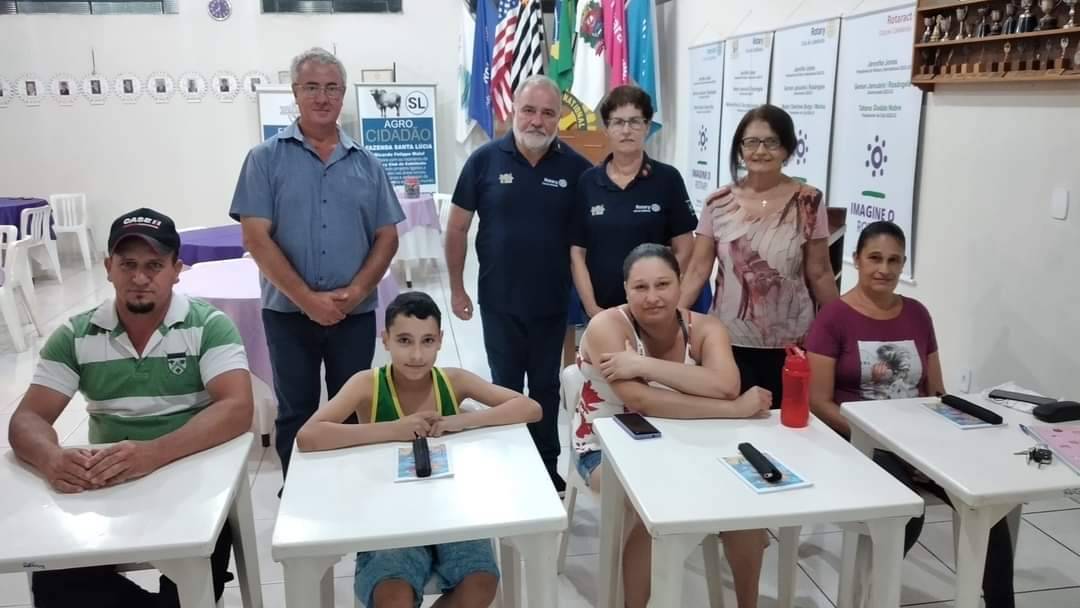 Na noite de hoje (07/03) deu-se início ao programa de alfabetização para adultos do Rotary Club de Cafelândia.