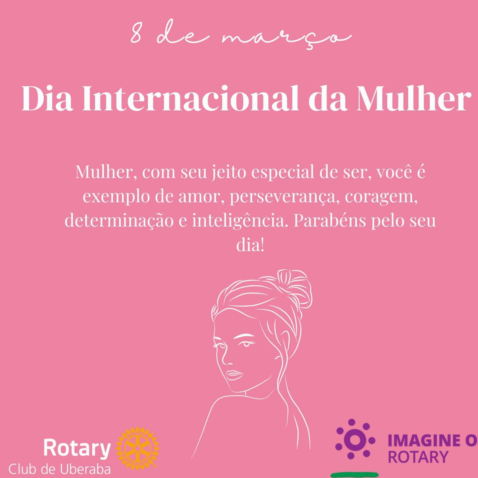 Homenagem às mulheres  Dê flores, mas nunca esqueça de dar amor!  As mulheres raramente são lembradas por coisas boas, e falar que hoje é o dia delas é uma sacanagem. O dia da mulher é todo dia, toda hora e todo segundo. Não há amor maior do que o amor de mãe, amor que acolhe, amor que não escolhe, amor que não desiste. Sei que presentear com flores é um belo ato, mas e o amor? Dê amor, flores a gente encontra na rua, amor só no coração, amor que vocês, mulheres, tem muito. Coração que cabe sempre mais um, continue amando assim. O que seria de nós sem vocês? Viva as mulheres!