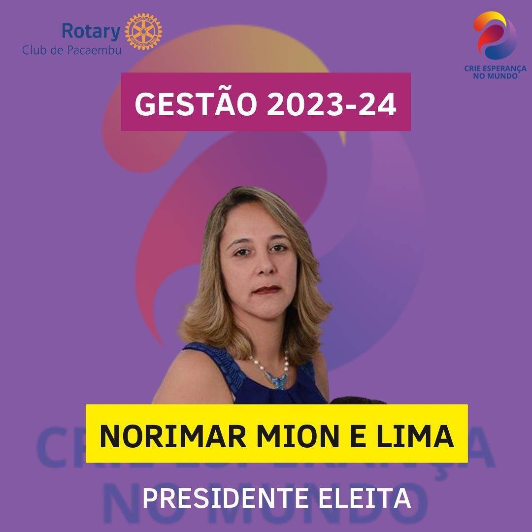 PRESIDENTE ELEITA GESTÃO 2023-24 
