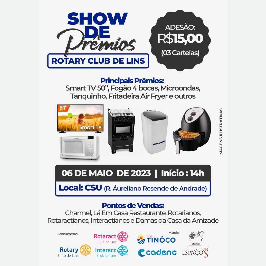 Show de Prêmios - Rotary Club de LIns