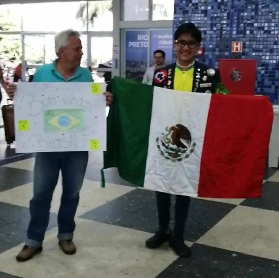 Visita da família do jovem intercambista Mário Isaac Garcia Ramirez - México