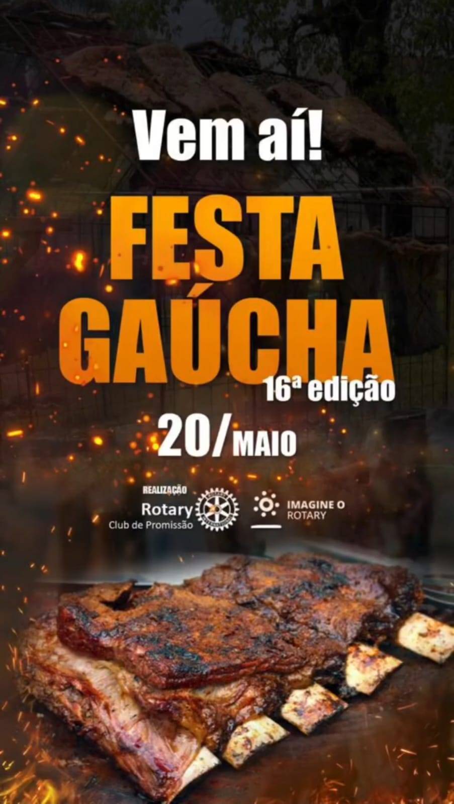 16ª Festa Gaúcha realizada pelo Rotary de Promissão.