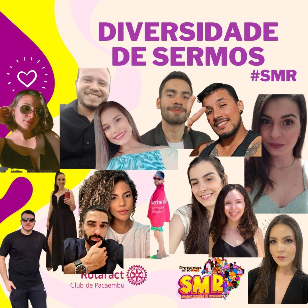 SMR - SEMANA MUNDIAL DE ROTARACT E A DIVERSIDADE DE SERMOS 