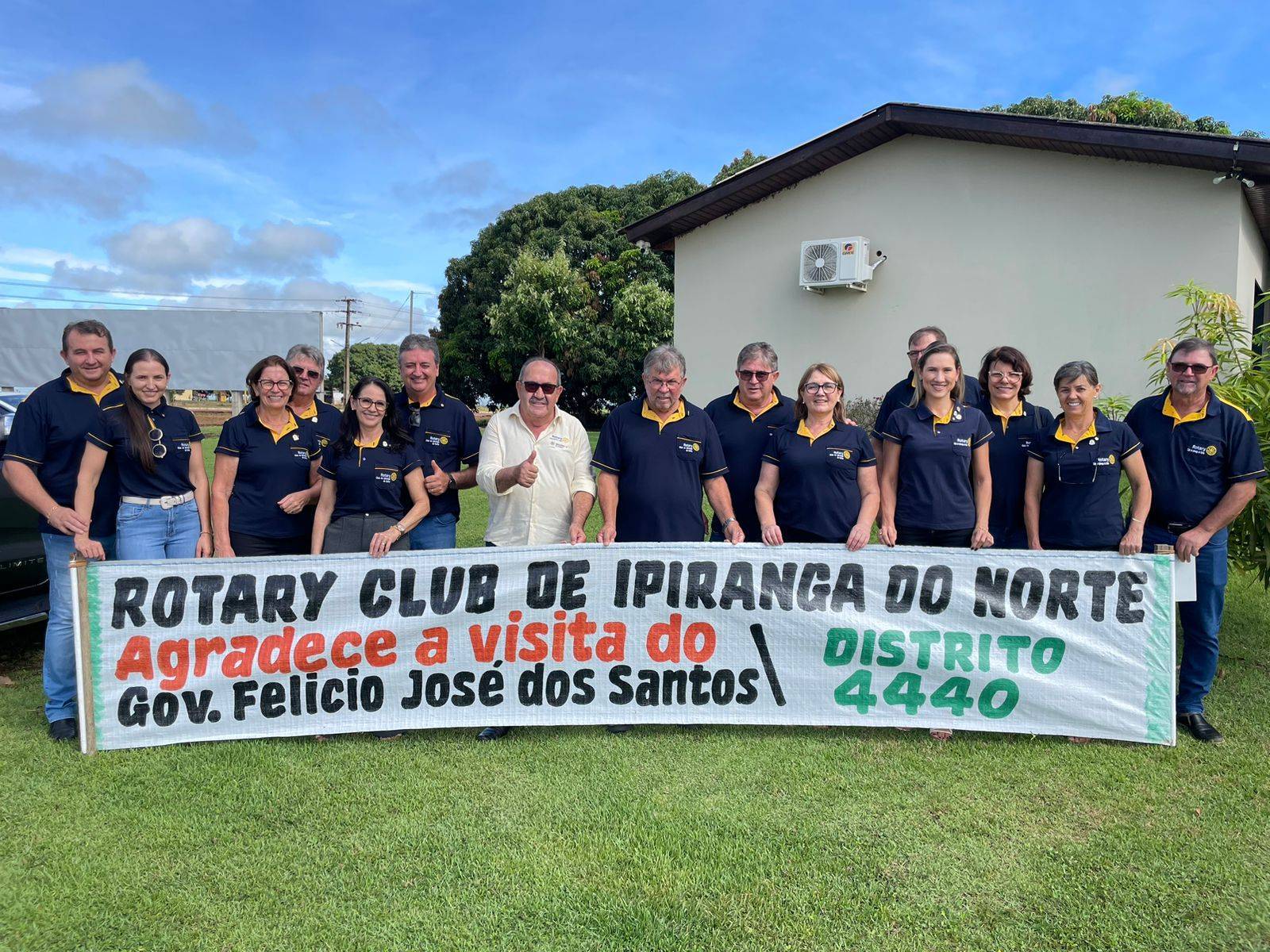 Ipiranga do Norte recebe Governador Distrital do Rotary