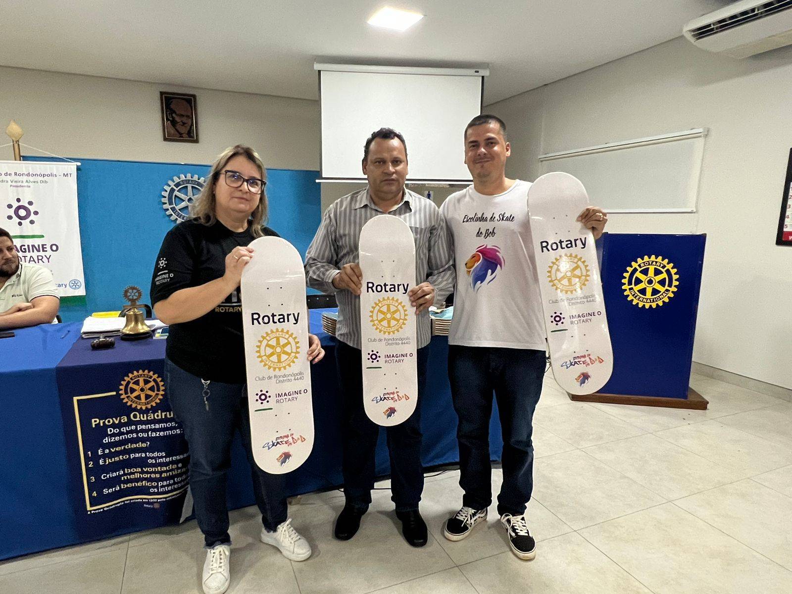 Rotary Club de Rondonópolis contribui com o Skate do Bob
