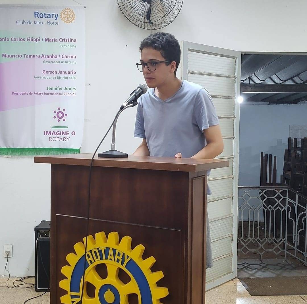 Rotary Club de Jahu Norte: Reunião ordinária do dia 20/03/2023, com a presença de convidados e nosso intercambiário para a França, Pietro.