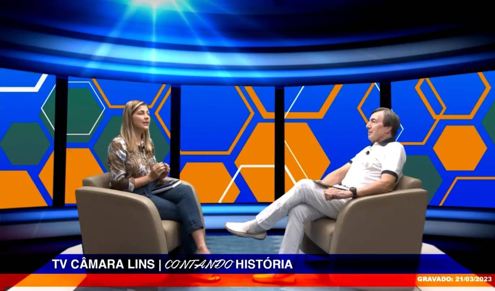 O Gov. Assistente Marino foi o entrevistado de hoje da TV Câmara de Lins.