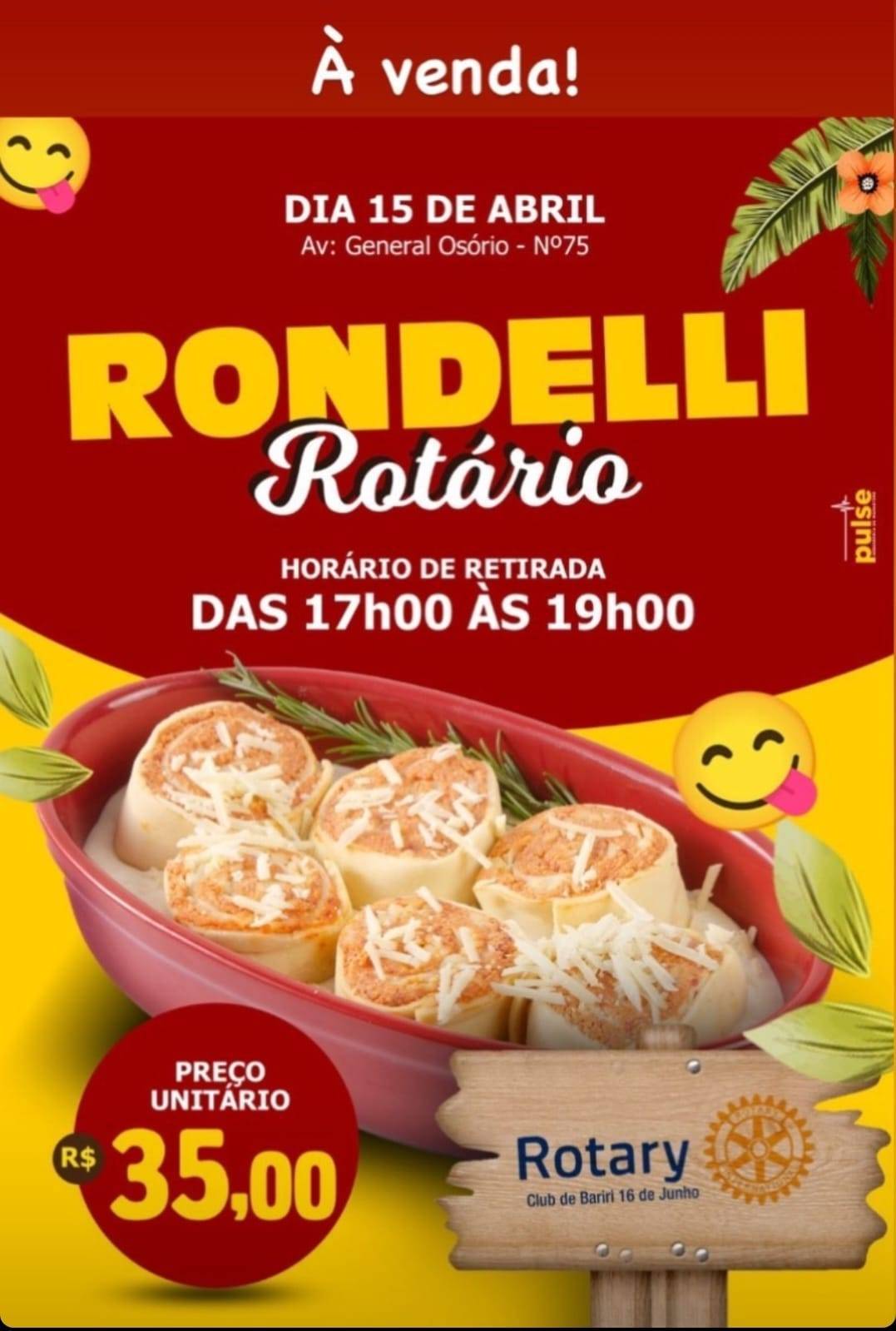 Evento do Rotary Club de Bariri 16 de Junho: Rondelli Rotário