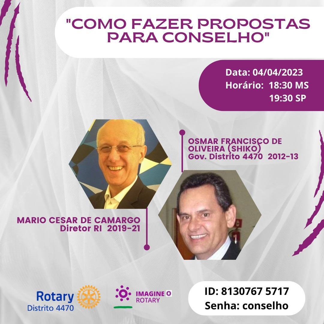 COMO FAZER PROPOSTAS PARA O CONSELHO