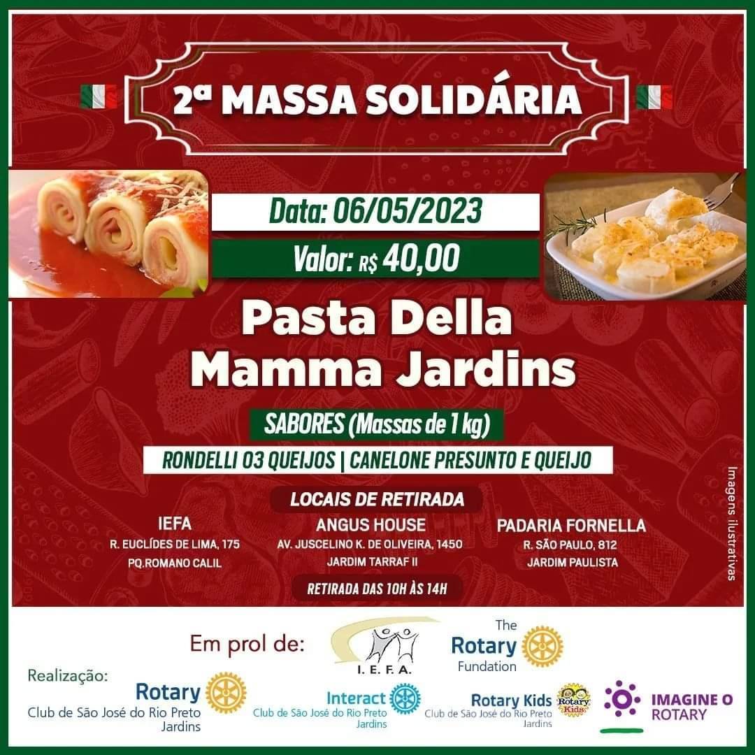 2ª PASTA DELLA MAMMA JARDINS