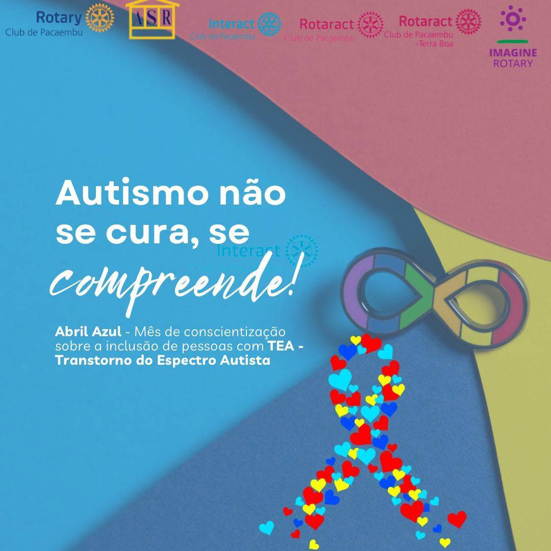 ABRIL AZUL - MÊS DE CONCIENTIZAÇÃO SOBRE A INCLUSÃO DE PESSOAS TEA