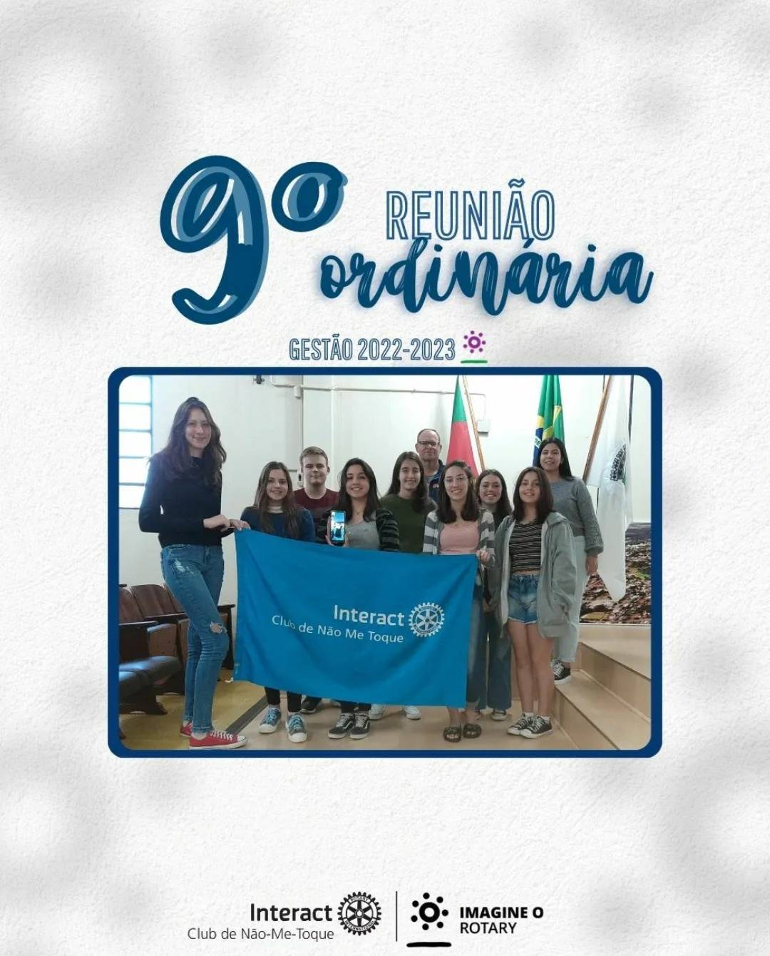 Nona reunião ordinária!