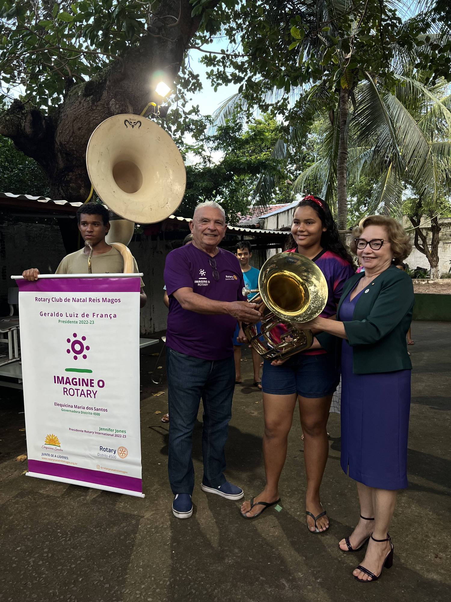 Novos instrumentos para a Filarmônica