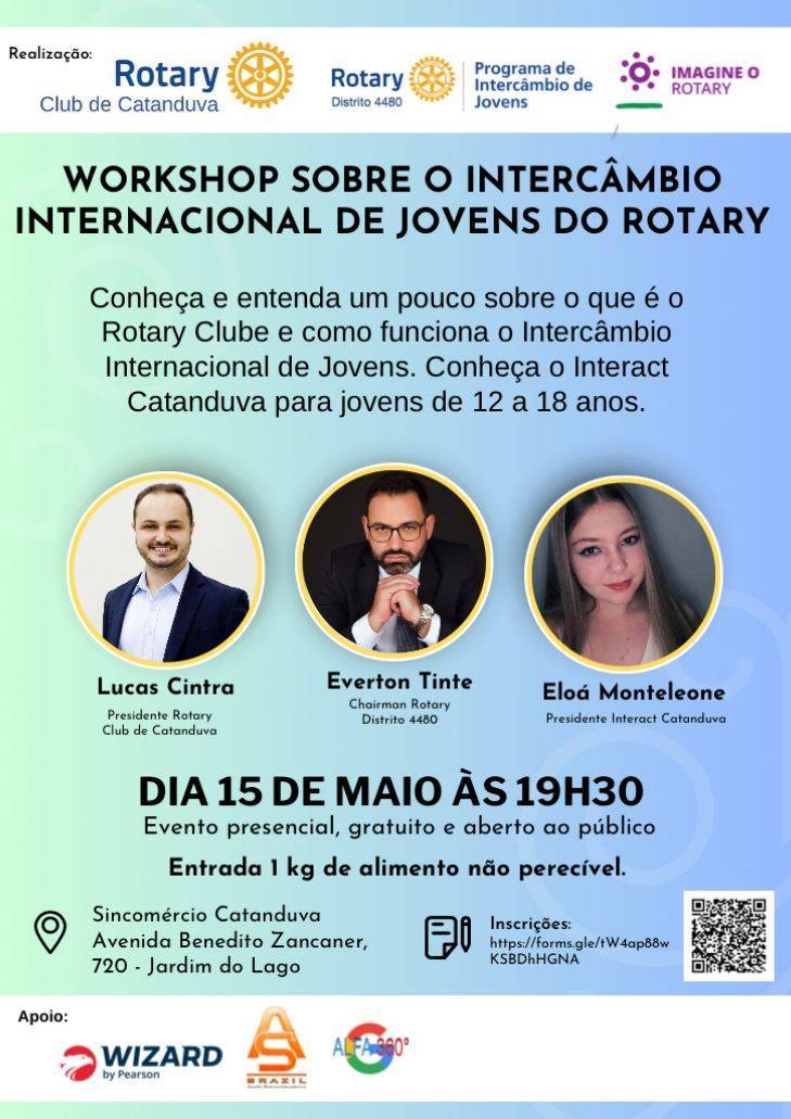 Workshop sobre o Intercâmbio Internacional de Jovens do Rotary