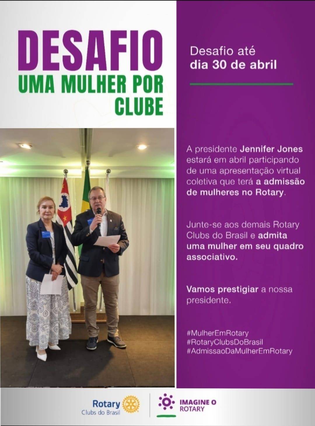 #Desafio  -  UMA MULHER POR CLUBE