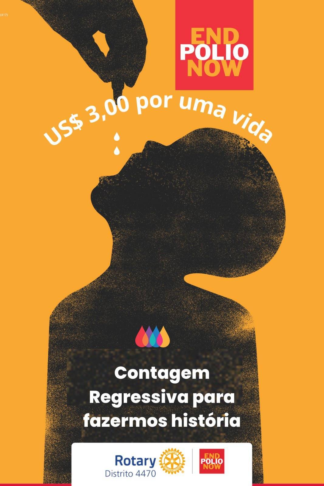 Que tal cada associado doar uma dose de vacina ?  US$ 3,00 para salvar uma vida !!!